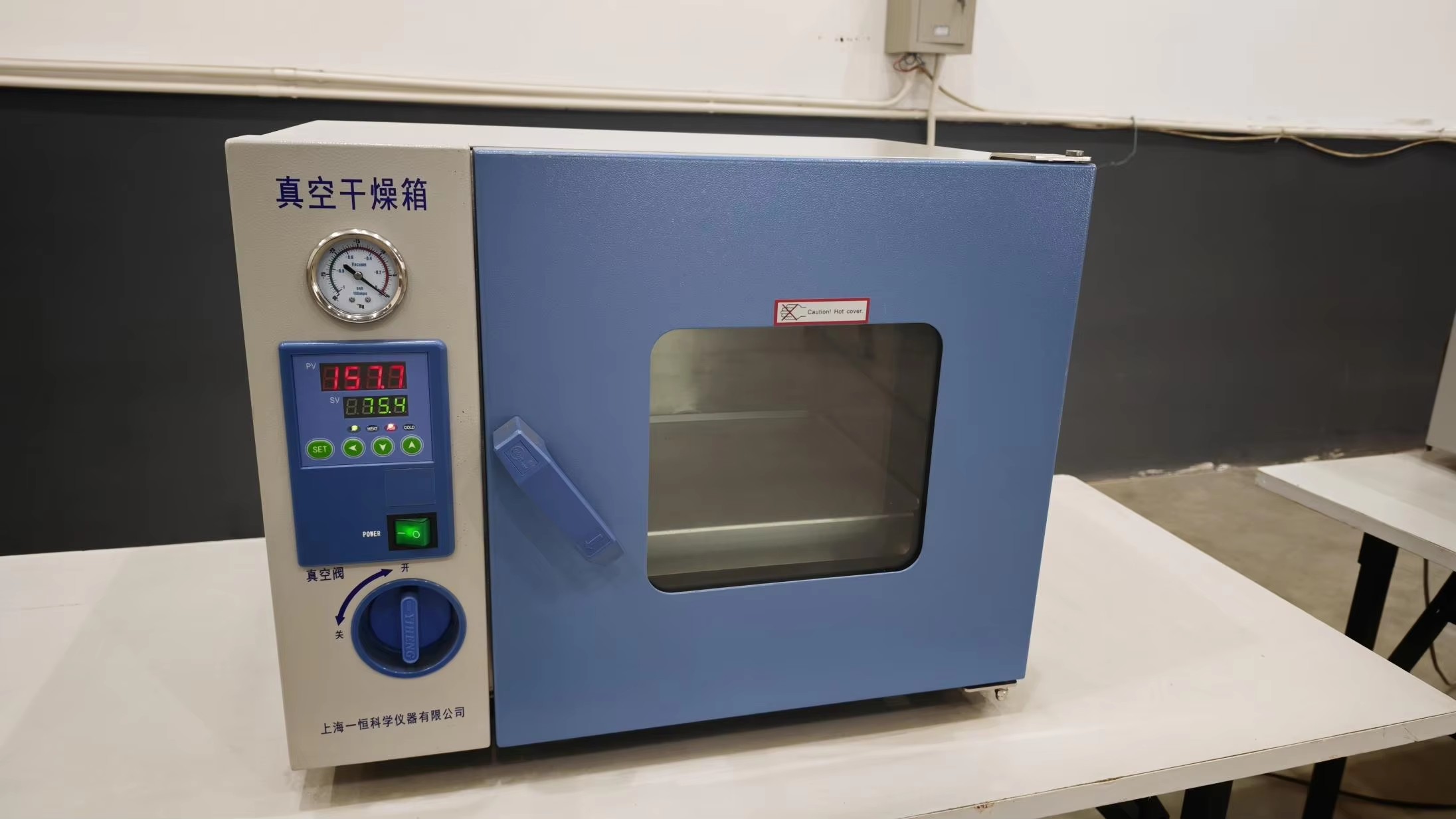 Hot pressing equipment on the production floor